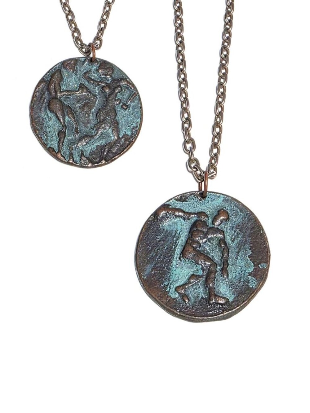 Greek mythology & statues medal or pendant